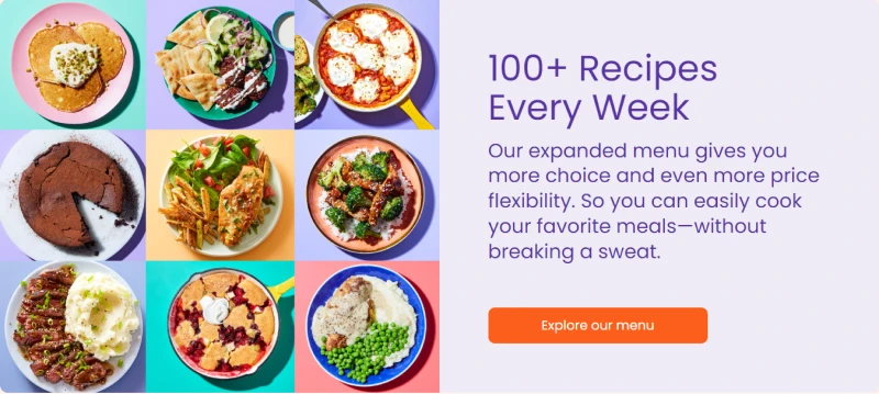 Sneak Peek at Dinnerly's Weekly Menu